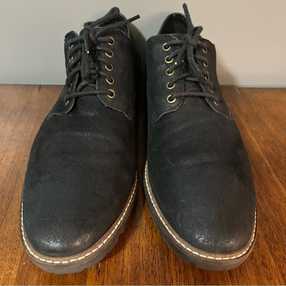 Cole Haan Grand Suede Oxford Mens 11.5Leather Lace Up  Cole Haan Grand Suede Oxford Mens 11.5Leather Lace Up Comfort Shoe Black Nu buck